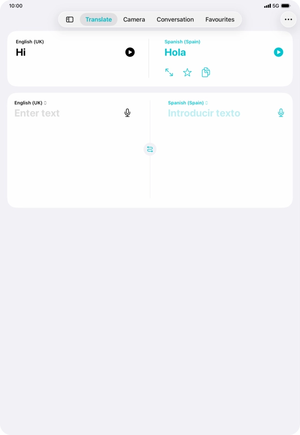 Press the screen size icon.