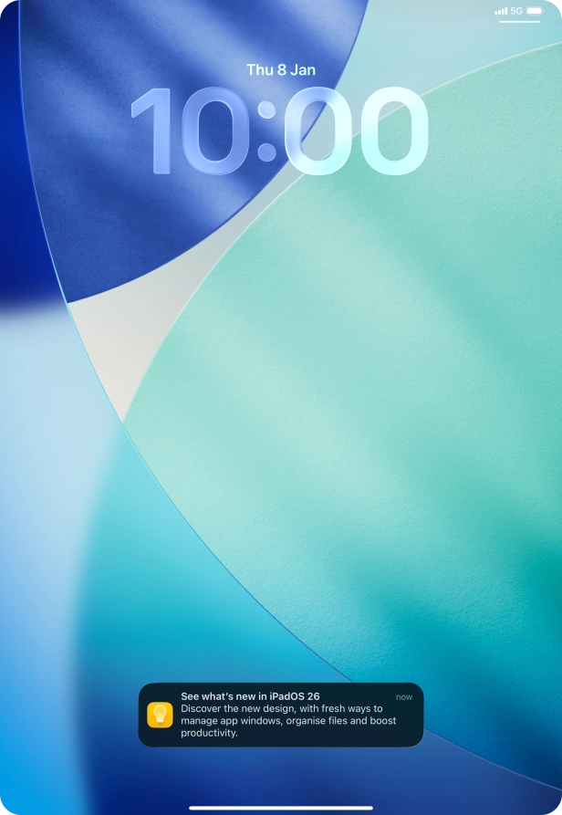Press the required notification and follow the instructions on the screen to use the selected function.