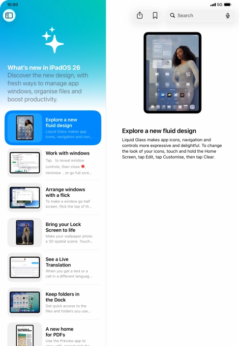 Slide your finger upwards starting from the bottom of the screen to return to the home screen.