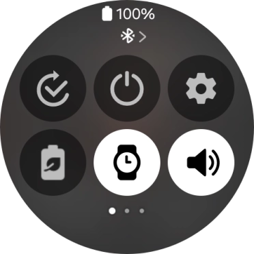 Press the power off icon.