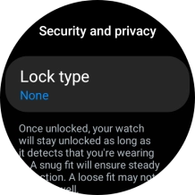 Press Lock type.