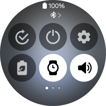 Press the power off icon.