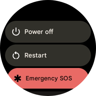Press Power off.