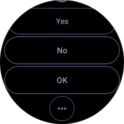 Press the required quick reply.