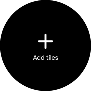 Press Add tiles.