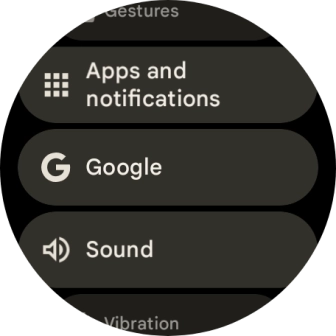 Press Google.