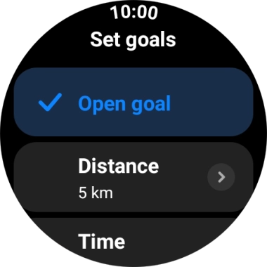 Slide your finger right starting from the left side of the screen to go back to the home screen for the selected activity.