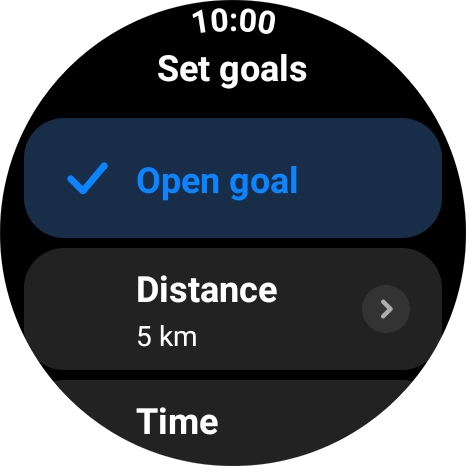 Slide your finger right starting from the left side of the screen to go back to the home screen for the selected activity.