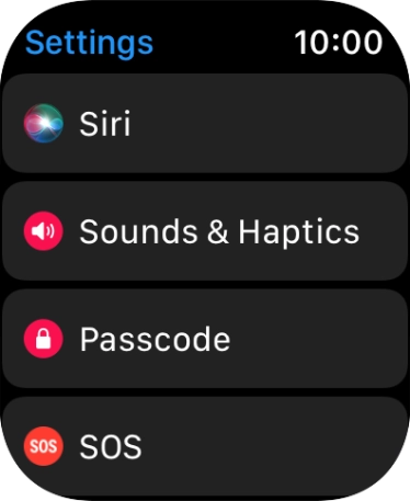 Press Siri.