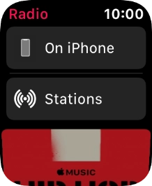 Press Stations and go to the required radio station.