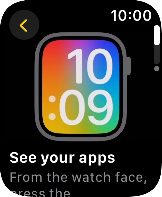 Press the Digital Crown twice to return to the home screen.