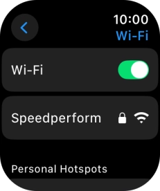 Press the Digital Crown several times to return to standby mode.