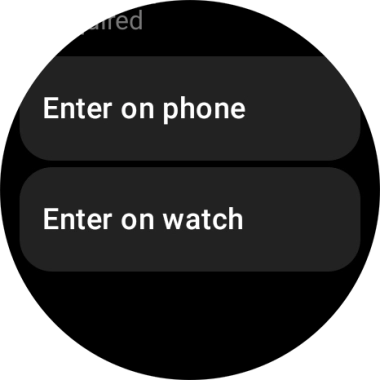 Press Enter on watch.