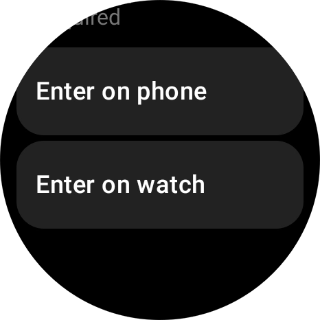Press Enter on watch.