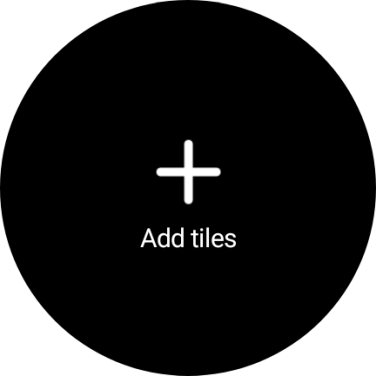 Press Add tiles.