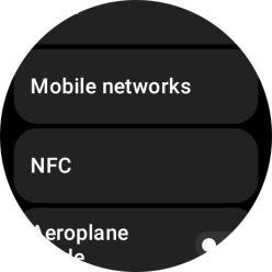 Press Mobile networks.