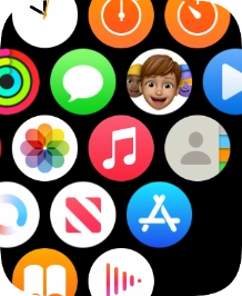 Press the music player icon.