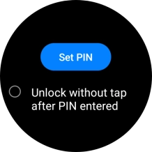 Press Set PIN.