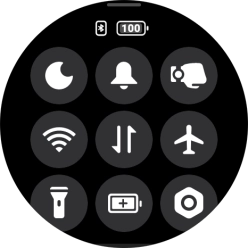 Press the settings icon.