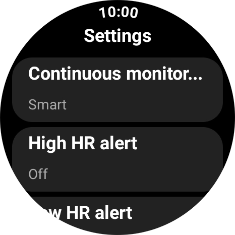 Press the crown to return to the home screen.