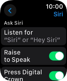 Press Listen for.