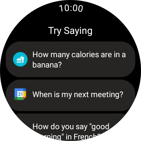 Press the crown to return to the home screen.