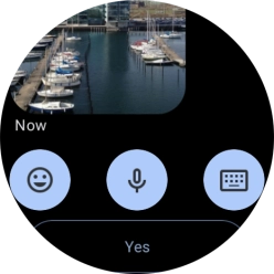 Press the microphone icon.