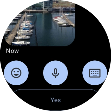 Press the microphone icon.
