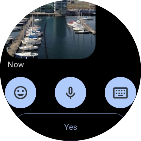 Press the microphone icon.