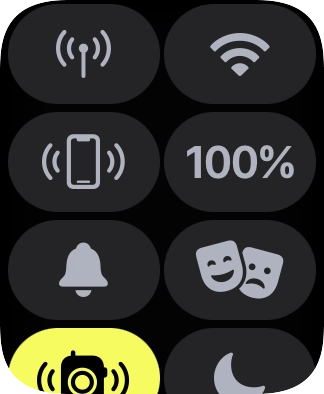 Press the required function to open an application or turn the function on or off.