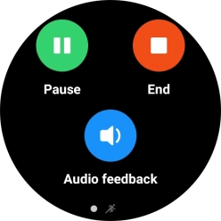 Press Pause to pause activity.
