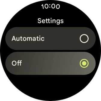 Press Automatic.