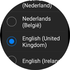 Press the required language.