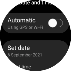Press Set date.