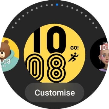 Press Customise.
