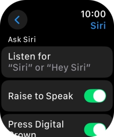 Press Listen for.
