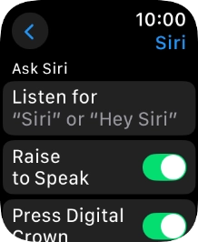 Press Listen for.