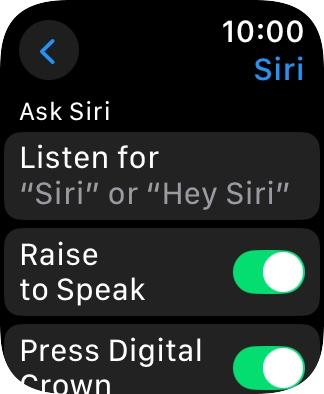 Press Listen for.