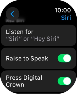 Press Listen for.