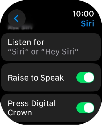 Press Listen for.