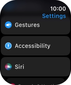 Press Siri.