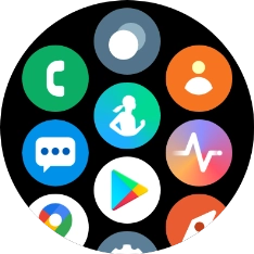 Press the contacts icon.