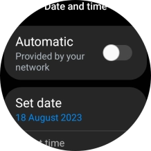 Press Set date.