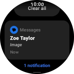 Press the required notification to open it.