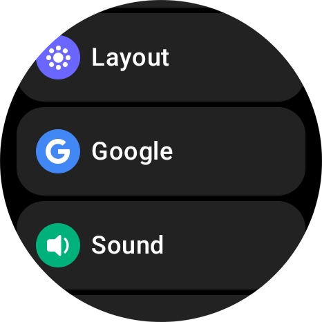 Press Google.
