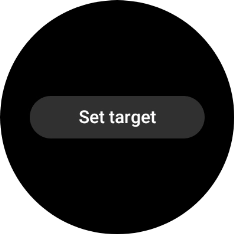 Press Set target.