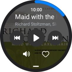 Press arrow right to go to the next audio file.