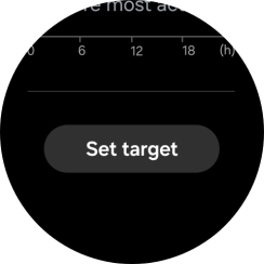 Press Set target.