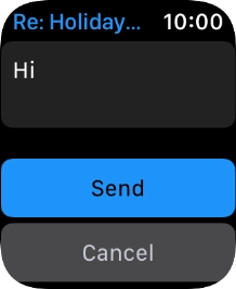 Press Send.