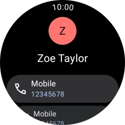 Press the required phone number.